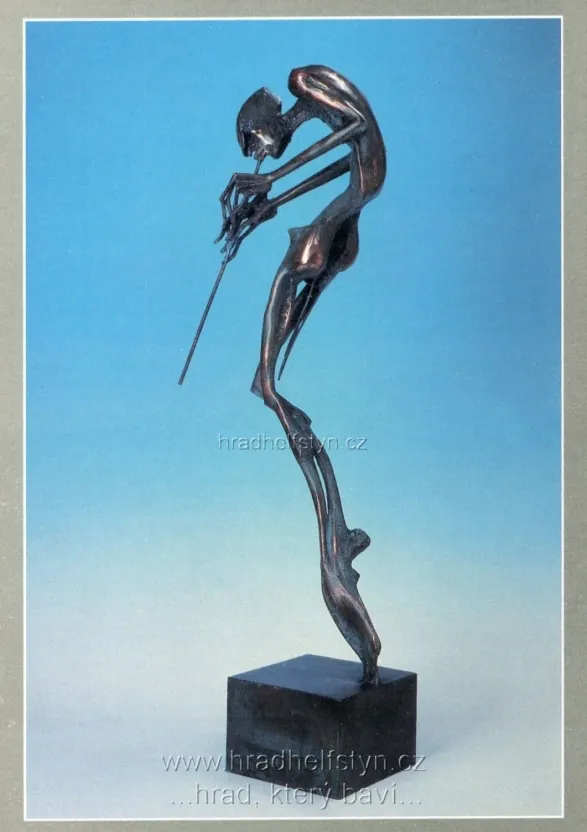 Helfštýn, VF, vstupenka č.52, "Pištec", Igor Kitzberger, 1998, tisk Sprint Olomouc