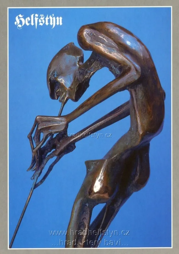 Helfštýn, VF, vstupenka č.54, "Pištec" (detail), Igor Kitzberger, 1998, tisk Sprint Olomouc