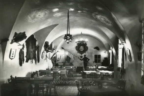 Helfštýn, VF, interiér restaurace, foto L. Žáček