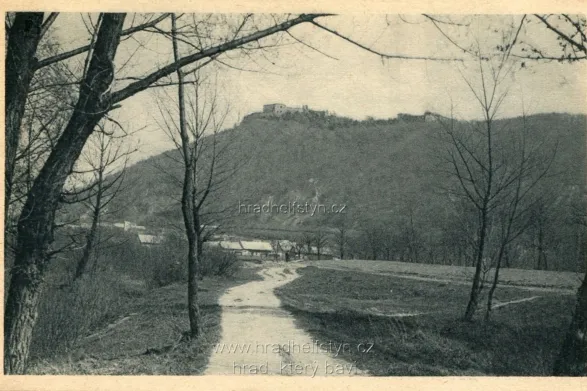 Helfštýn, MF, Nákl. Alžb. Richtrové v Lipníku, prošlá 1929