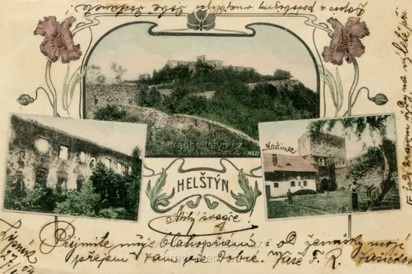 Helfštýn, MF, DA, prošlá 1904