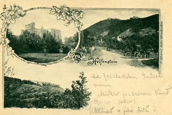 Helfštýn, MF, DA, prošlá 1898