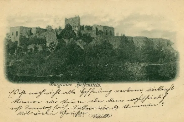 Helfštýn, MF, DA, prošlá 1902