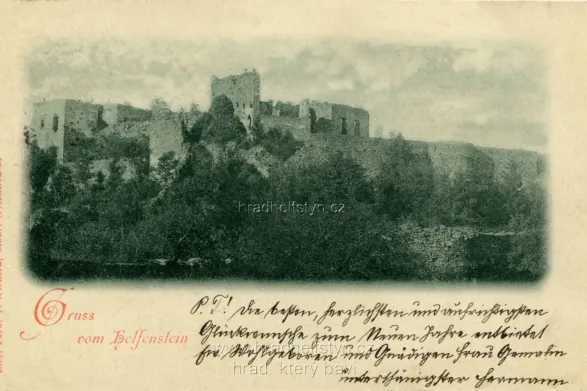 Helfštýn, MF, DA, Ferd. v. Wichera, prošlá 1898