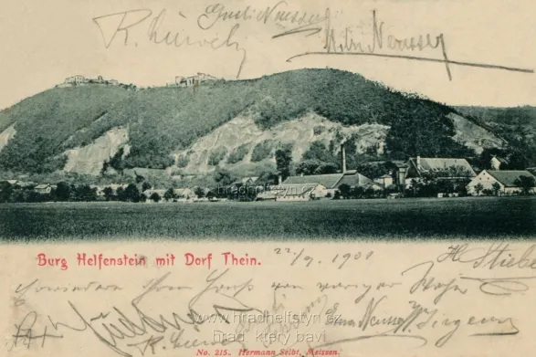 Helfštýn, MF, DA, vyd. Hermann Seibt, Meissen, prošlá 1901