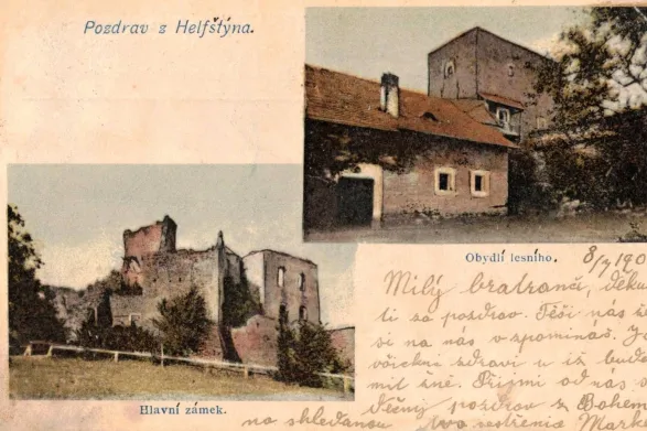 Helfštýn, MF, DA (ze sbírky M. Mikeše), 1908