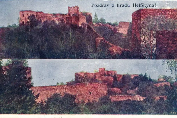 Helfštýn, MF, (ze sbírky M. Mikeše), 1909